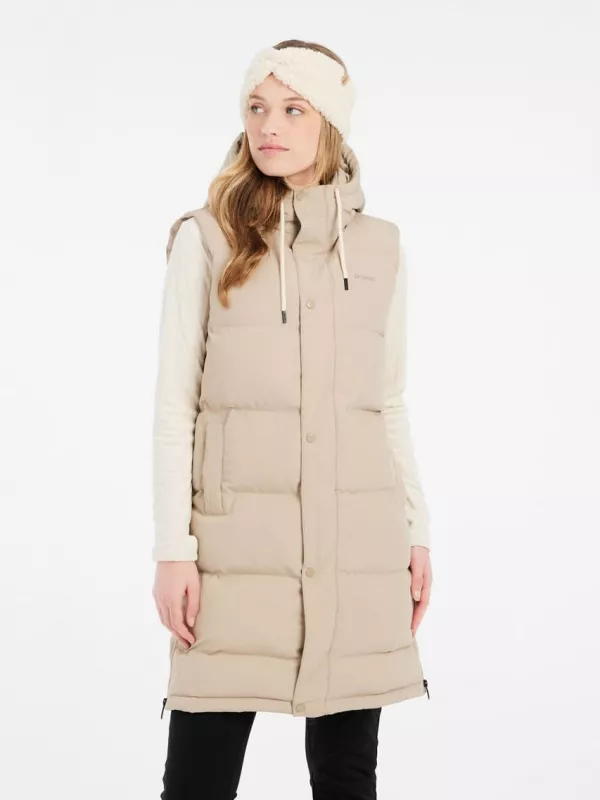 PRTMIASSY outdoor bodywarmer BambooBeige